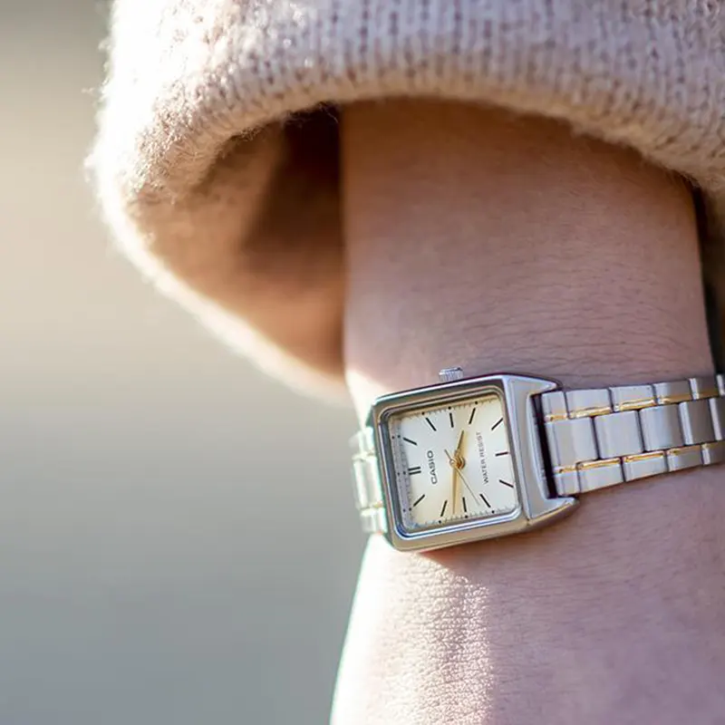 Casio Enticer Two-tone Fashion Ladies Watch- LTP-V007SG-9E